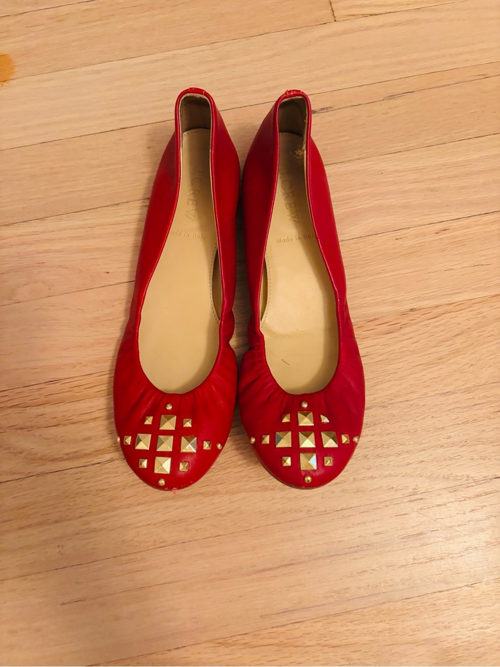 J. Crew Women's Cece Leather Ballet Flats